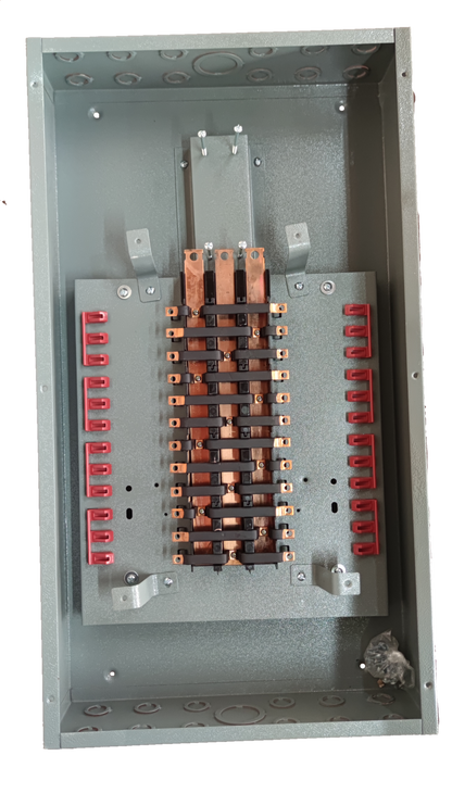 Local Panel Board TQD Main 3 Pole 8 Branches electrical circuitry component in a metal enclosure