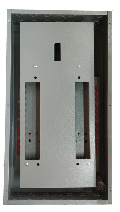 Local electrical Panel Board TQD Main 3 Pole 8 Branches with metal frame and open wiring slots