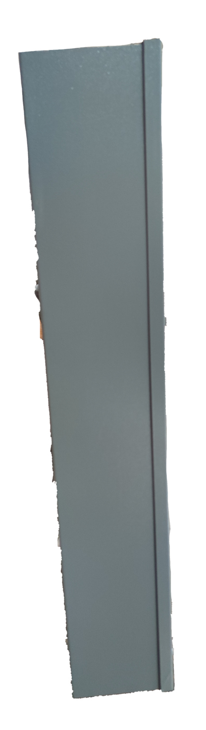 Gray electrical panel enclosure for Panel Board TQD Main 3 Pole 8 Branches with sturdy metal construction