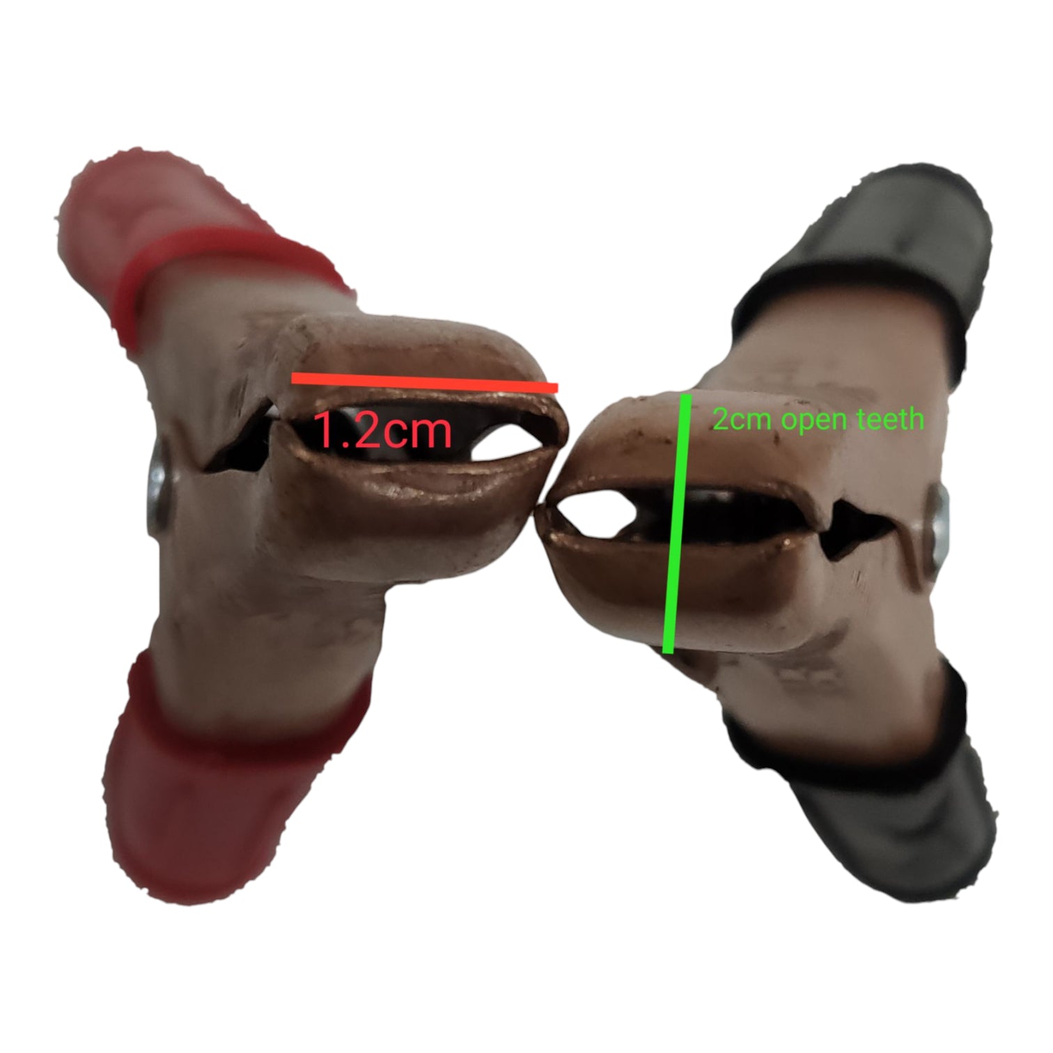 Panther battery clip 25 amp with 2cm open teeth and 1.2cm gripping edges for secure connections