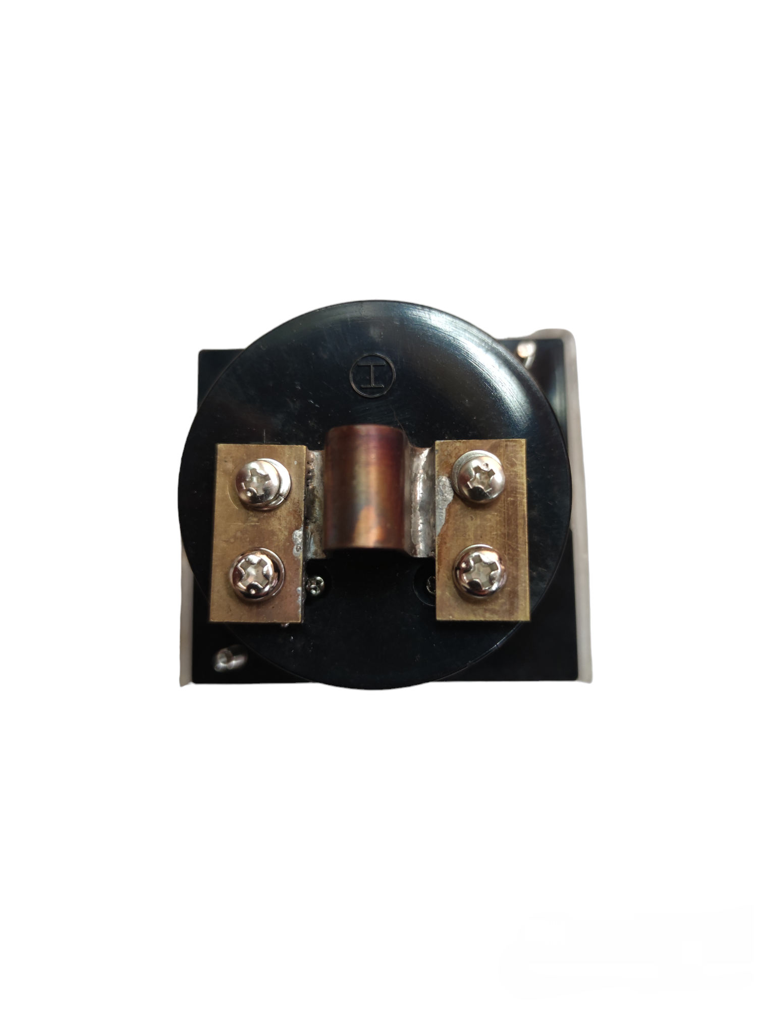 50A DC Panel Meter 60mm x 60mm electrical circuitry part from Japan with metal connectors