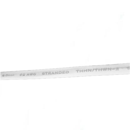 Phelps Dodge 8.0mm THHN AWG 8 white electrical wire for wiring and electrical installations