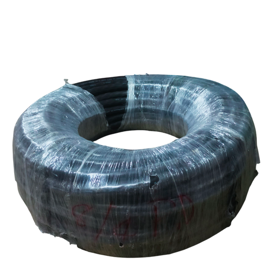 Coiled Phelps Dodge Royal Cord 8.0mm 4C wire wrapped in plastic for electrical use