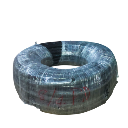 Coiled Phelps Dodge Royal Cord 8.0mm 4C wrapped in clear plastic for electrical wiring