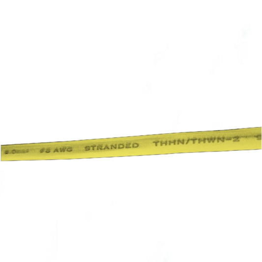 Phelps Dodge THWN AWG 8 Stranded Yellow electrical wire for wiring and electrical applications