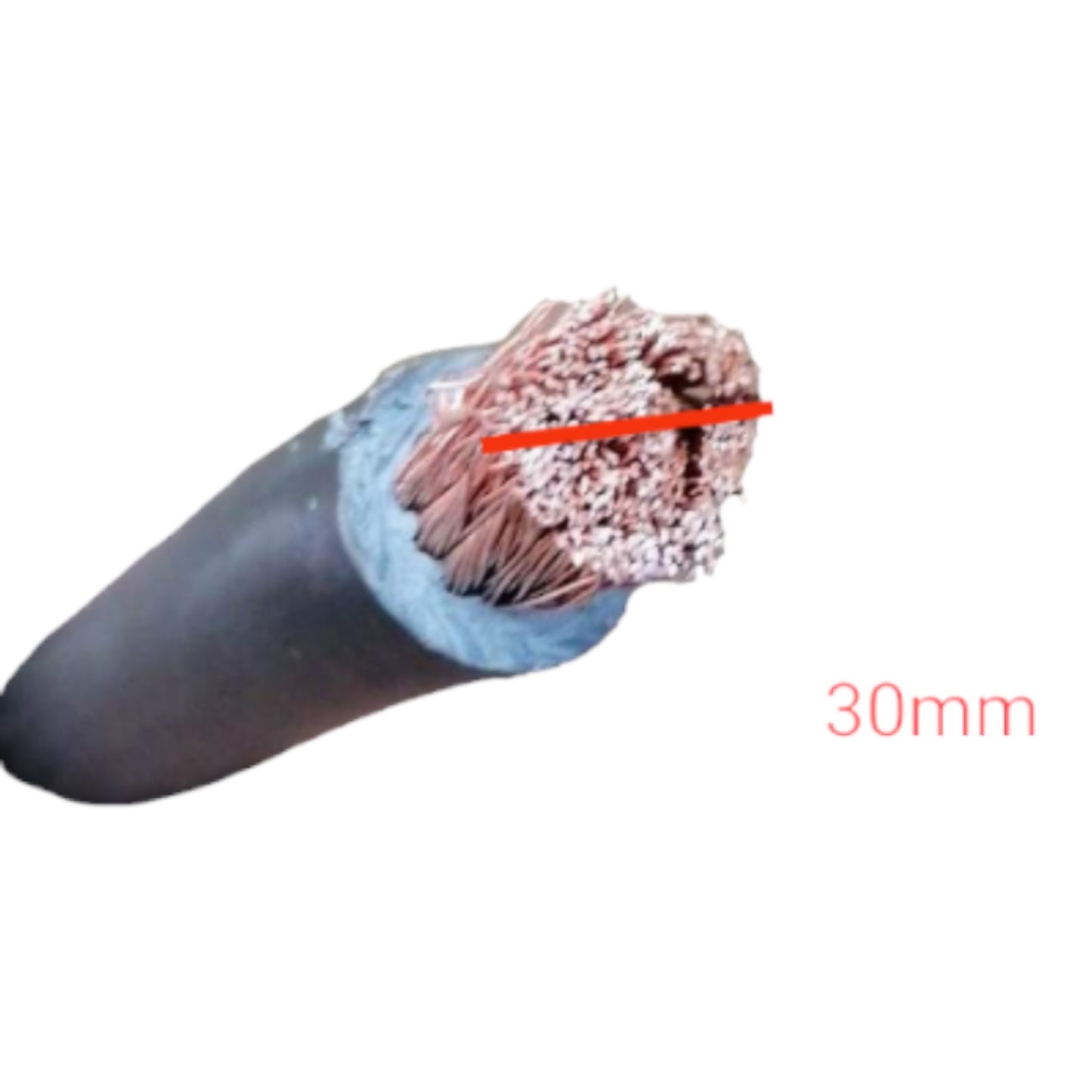 Philflex 30mm Battery Cable Black AWG 2/7 BT02