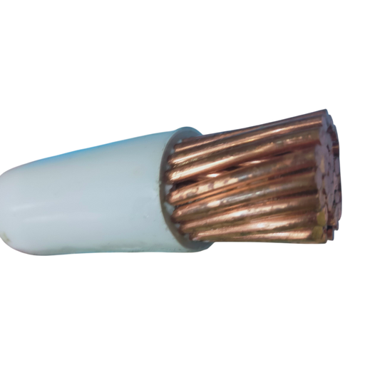 Philflex THHN wire 400mm with copper strands and white insulation for electrical wiring