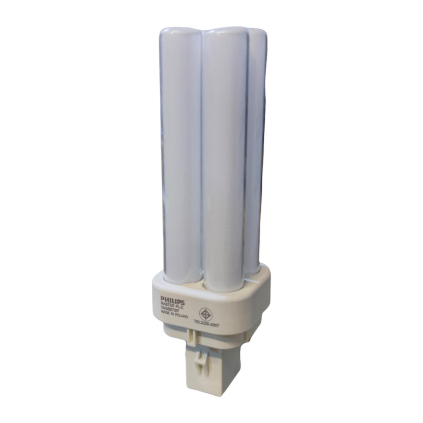 Philips 10W Pinlight Daylight 6500K G24d-1 Socket CFL Compact Fluorescent Lamp PLC2P10W/865