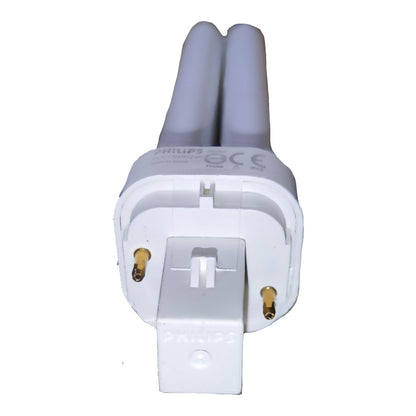 Philips 13W Pinlight 3000K Warm White G24d-1 Socket CFL Compact Fluorescent Lamp PLC2P13W/827