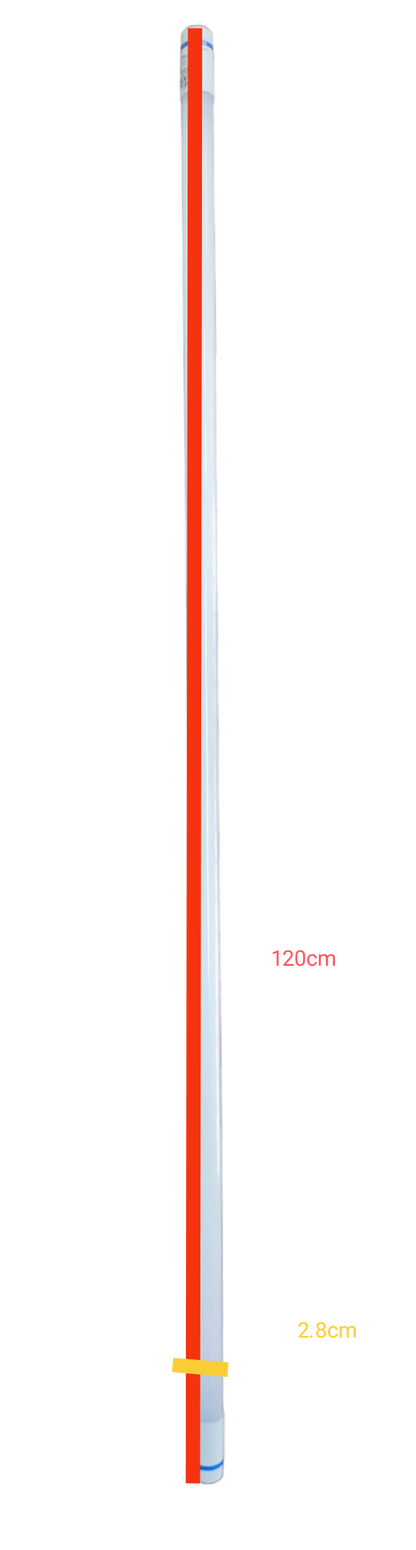 Philips 14W LED fluorescent tube, 120cm long, providing bright and energy-efficient lighting