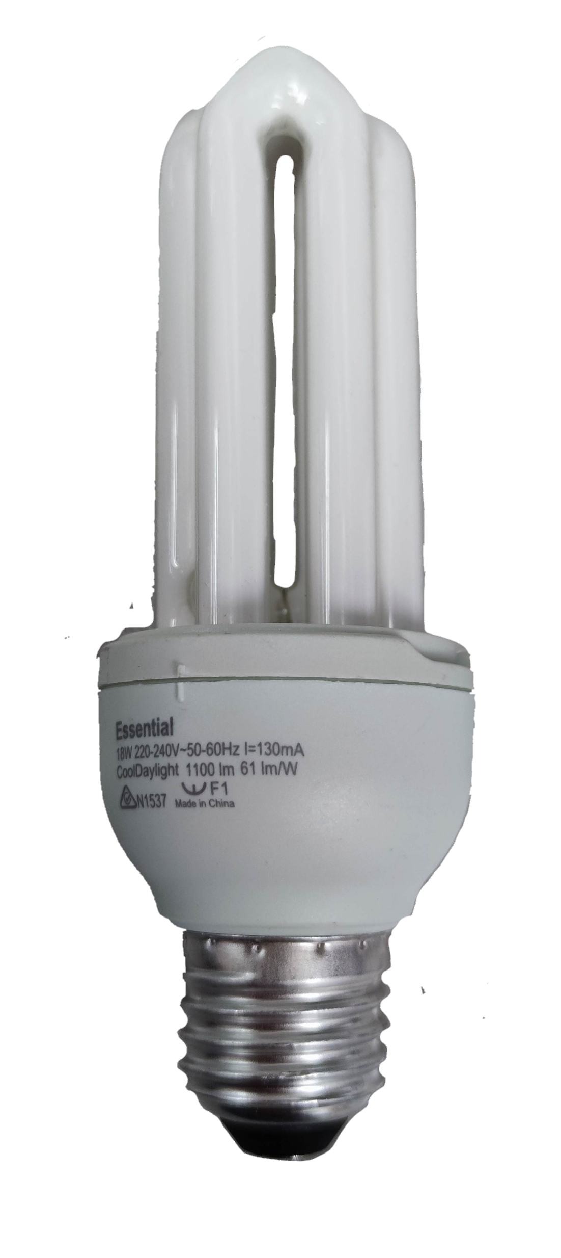 Philips 18W CFL daylight bulb with energy-saving design for bright illumination