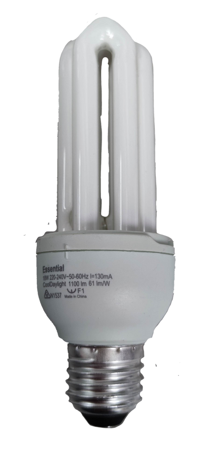 Philips 18W CFL daylight bulb with energy-saving design for bright illumination