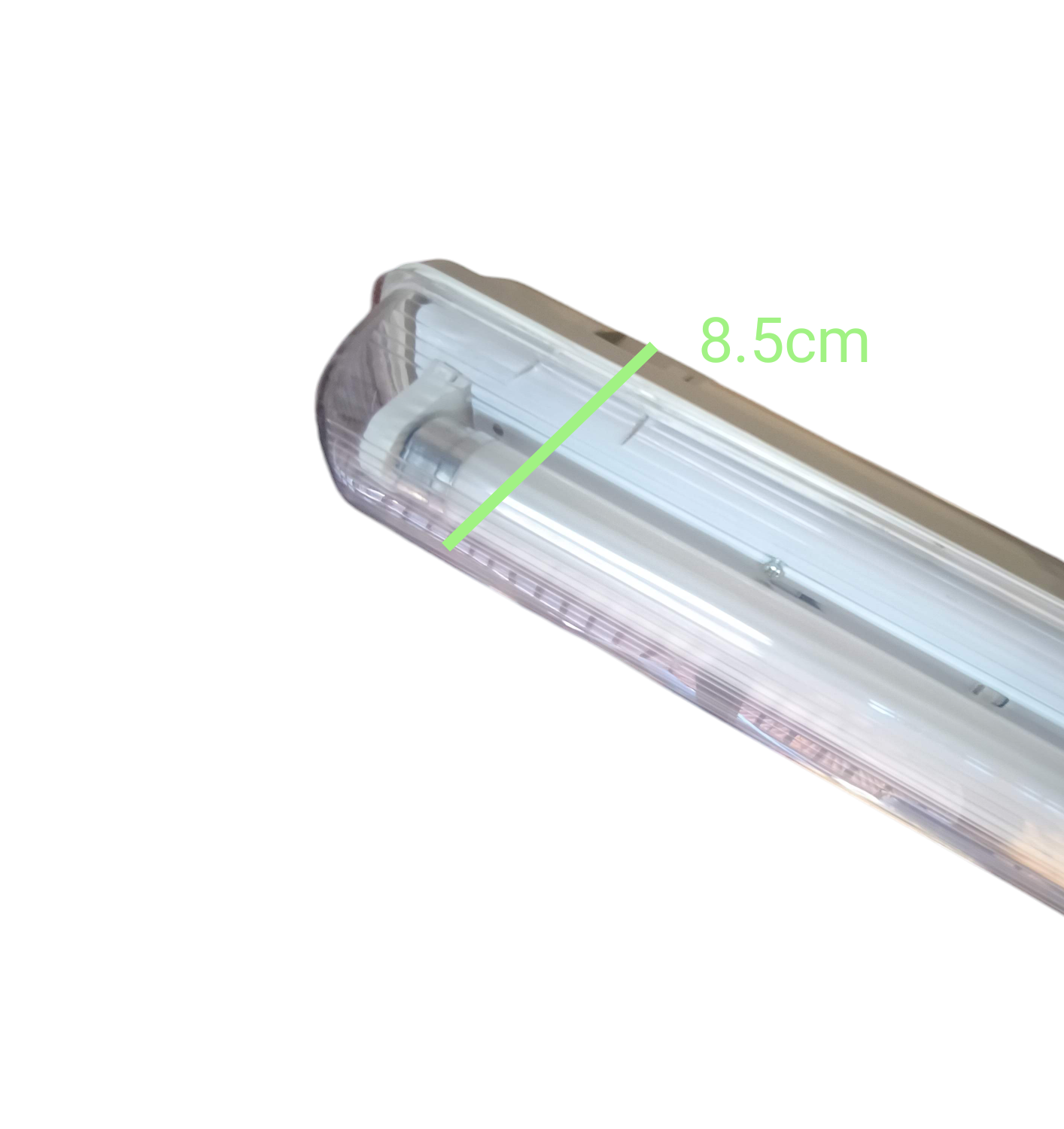Philips and Opple 1x16W Weatherproof LED Fluorescent light fixture with 8.5 cm width for outdoor use