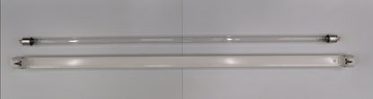 Philips 28W T5 UV-C germicidal tube displayed with clear glass and white casing for effective disinfection