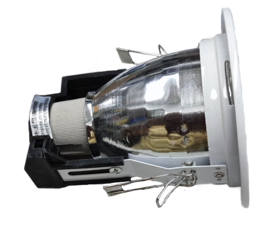 Philips 3.5 Inch Recessed Downlight E27 with reflective interior and white trim for lighting installation