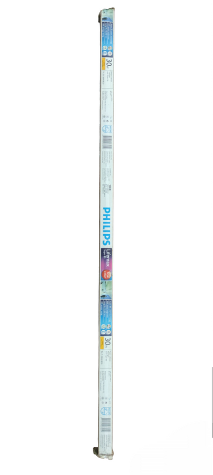 Philips 30W T-8 Fluorescent Tube in original packaging for efficient lighting solutions