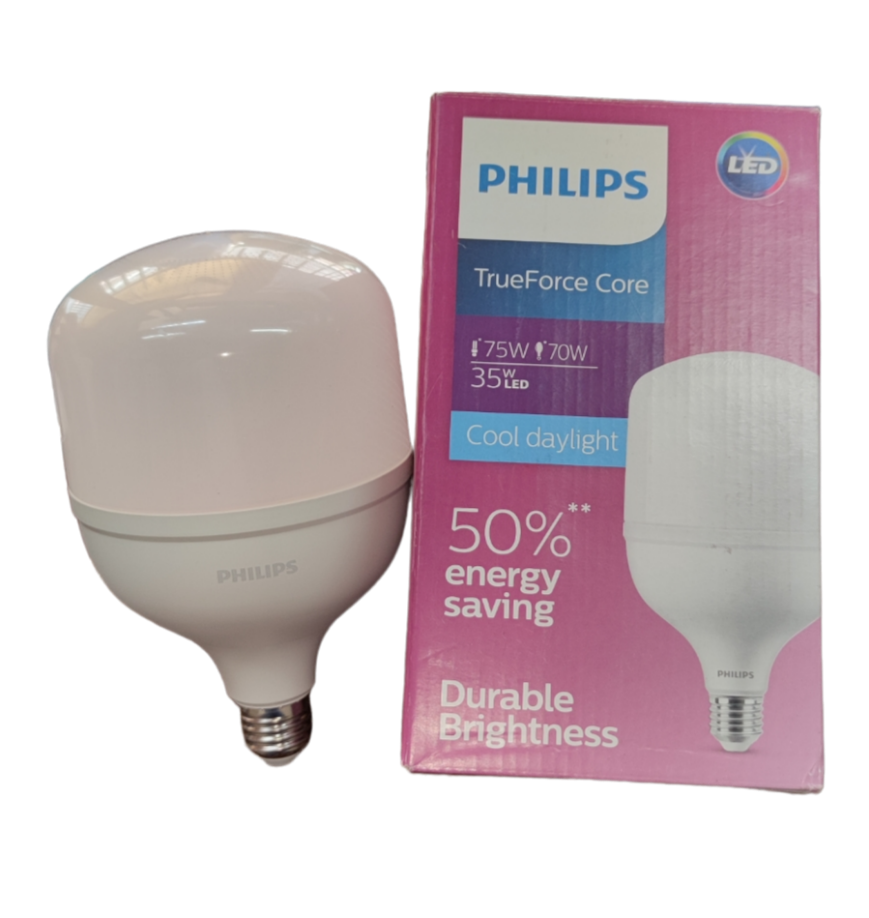 Philips 35W LED bulb E27 6500K daylight with durable brightness and energy-saving design