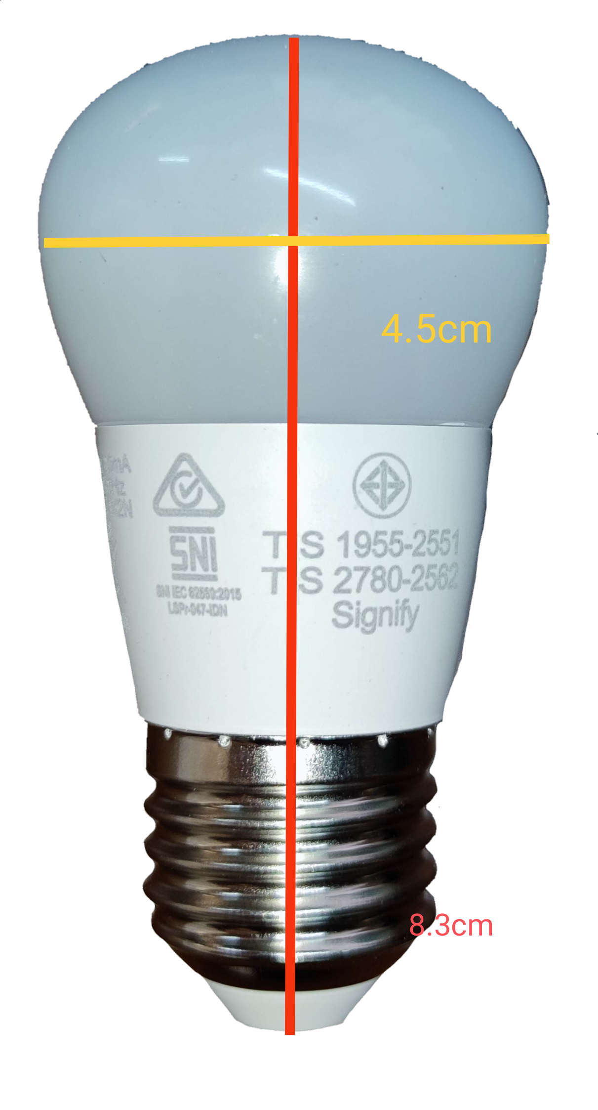 Philips 3W LED Bulb Warm White 220V with a compact design for energy-efficient lighting