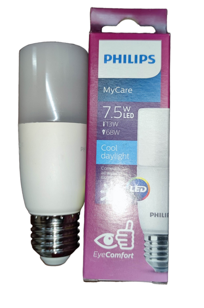 Philips eye comfort LED light 220V 7.5W bulb in cool daylight with packaging for MyCare series