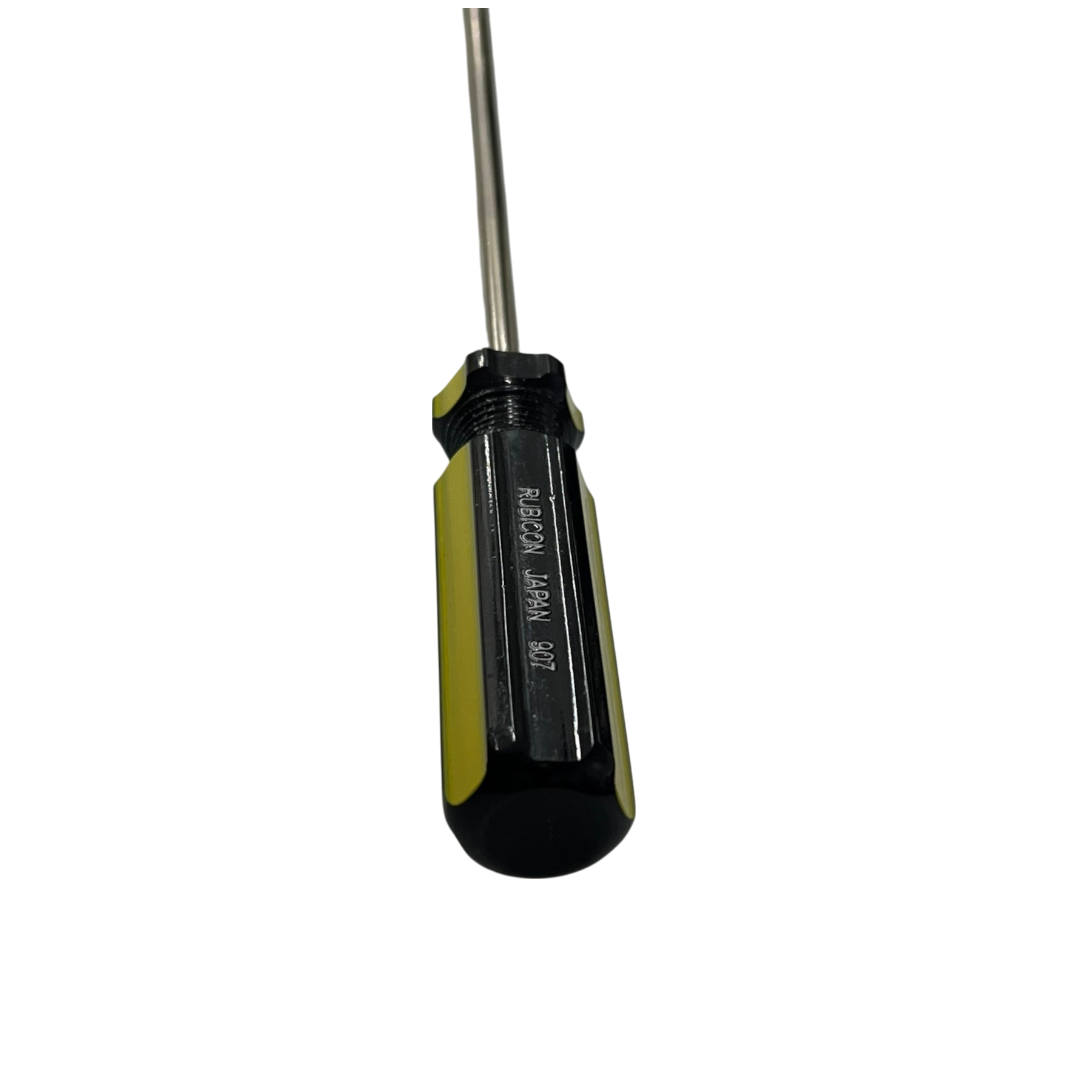 Rubicon Philips Head Screw Driver 907 200mm-6mm with black and yellow ergonomic handle