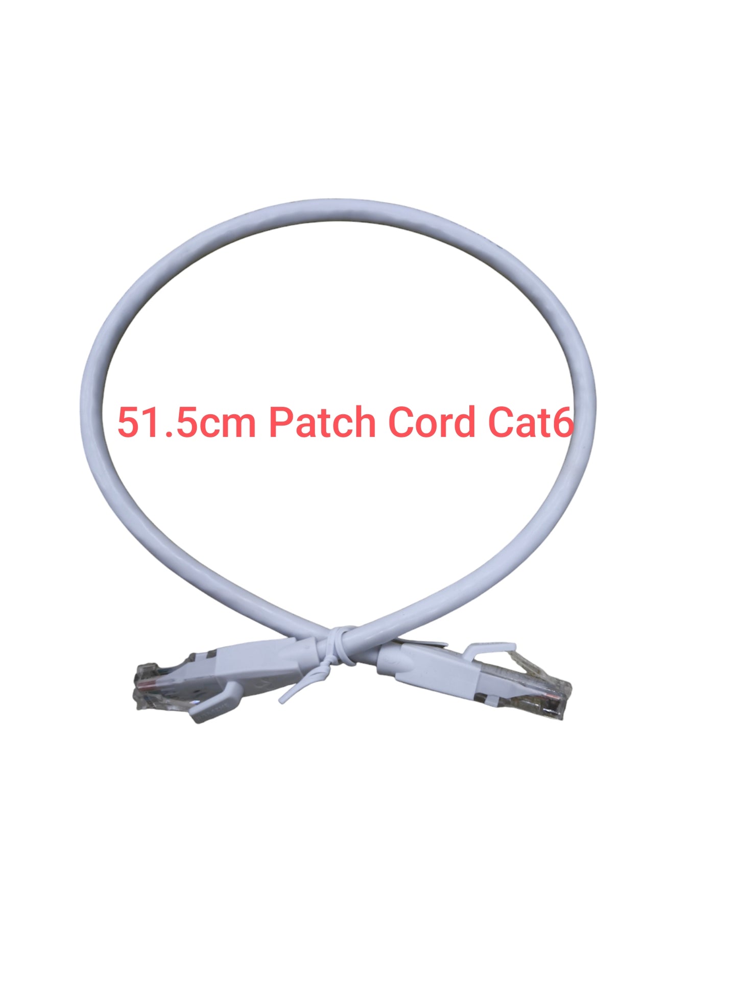 CAT6 patch cable white 3 Meters with durable connectors for high-speed internet connection