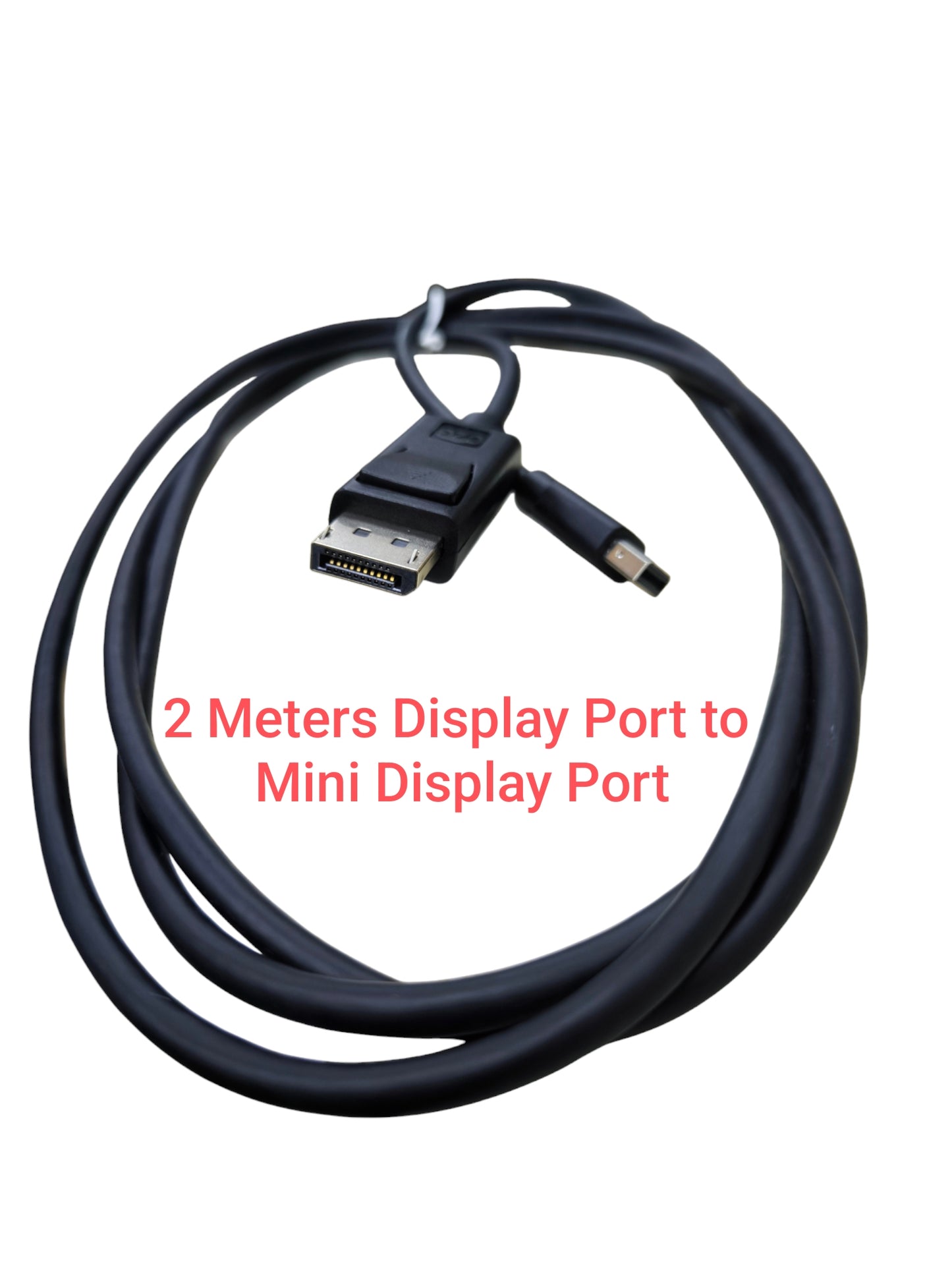 2 Meters Display Port to Mini Display Port Cable for High-Quality Video Connection
