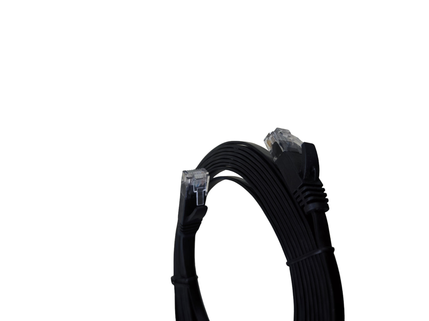 Black CAT6 patch cable white 3 Meters for fast network connectivity and reliable data transmission