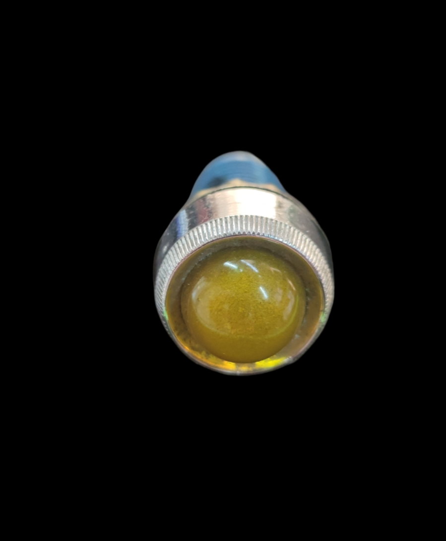Pilot Lamp Fixture E10 14mm work and safety light with yellow lens and metal casing from Taiwan