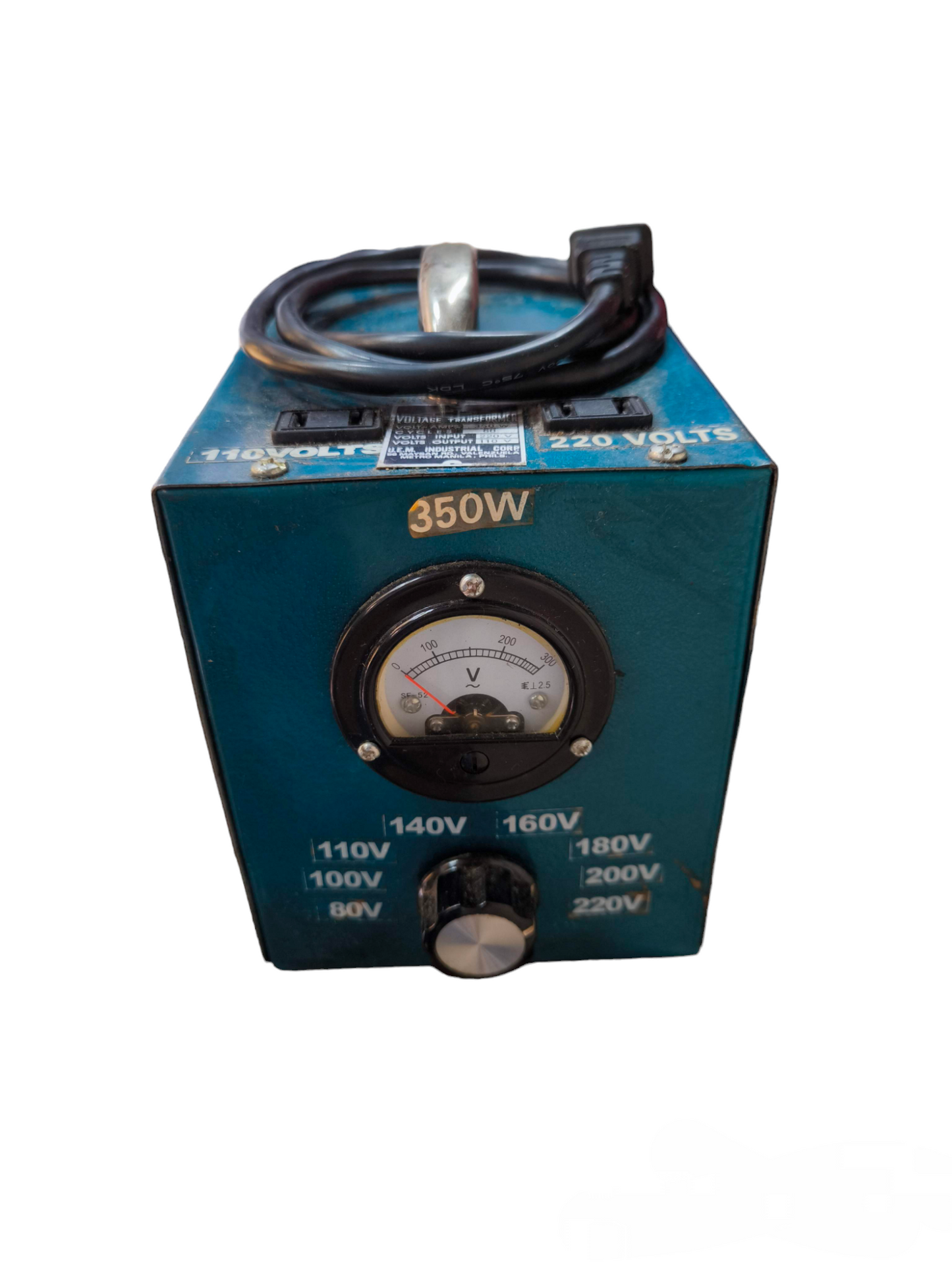 CE Pioneer 350W Variable Transformer 145 with voltage control dial and power meter display