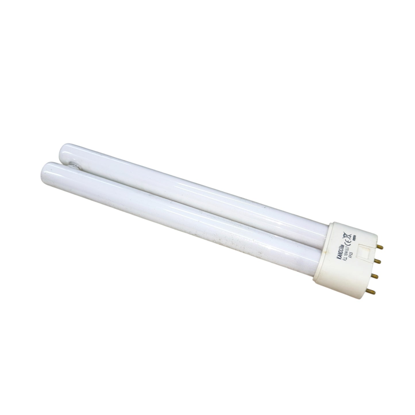 Kandolite compact fluorescent bulb 18W PLL Warm White 2700K with double tube design