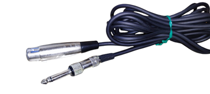 PL55 to XLR microphone cord with durable connectors for high-quality audio transmission