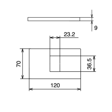 plate dimension