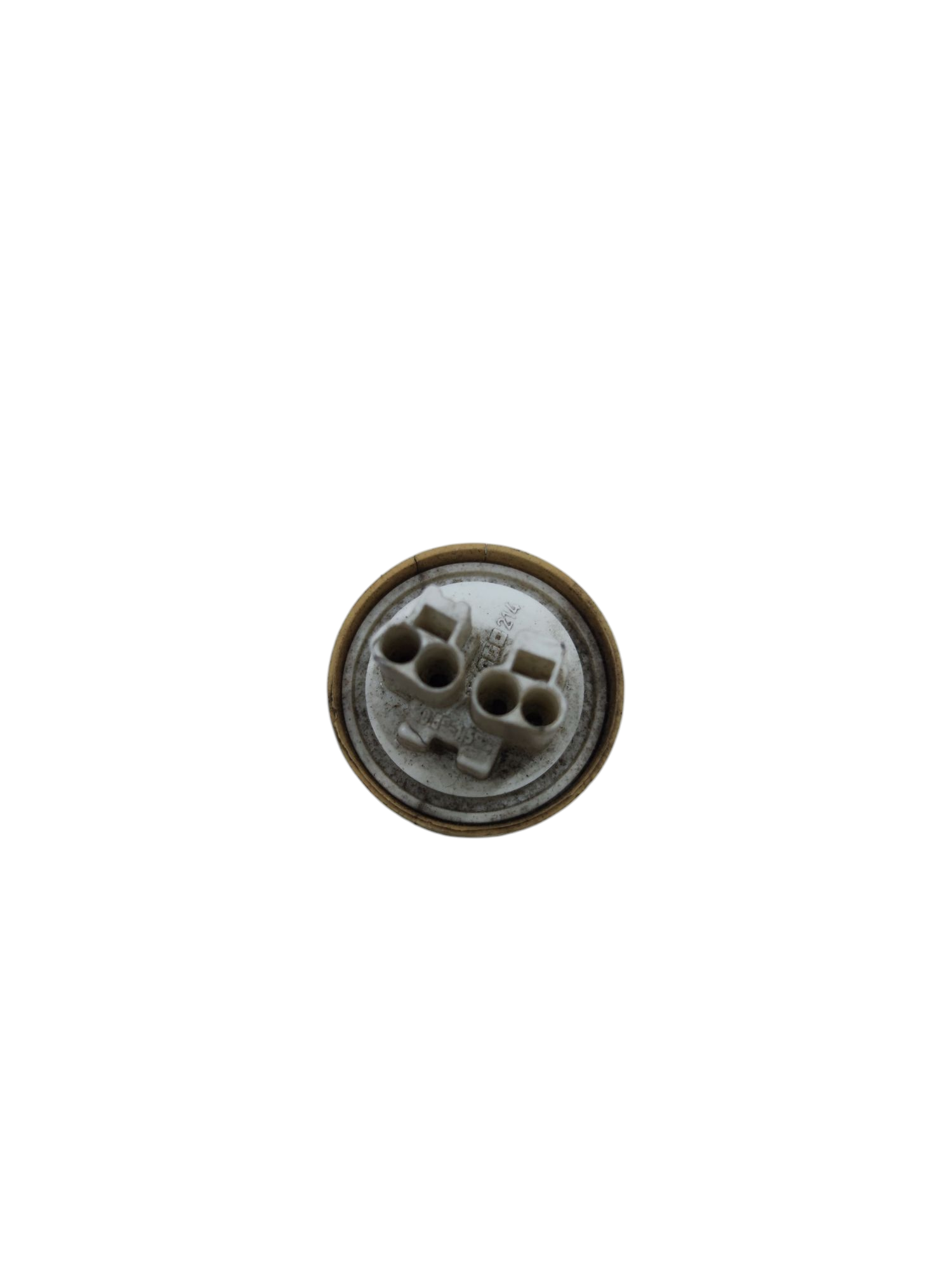 Plessey 250V AC Running Capacitor with Dual Terminal Connection for Electrical Circuitry