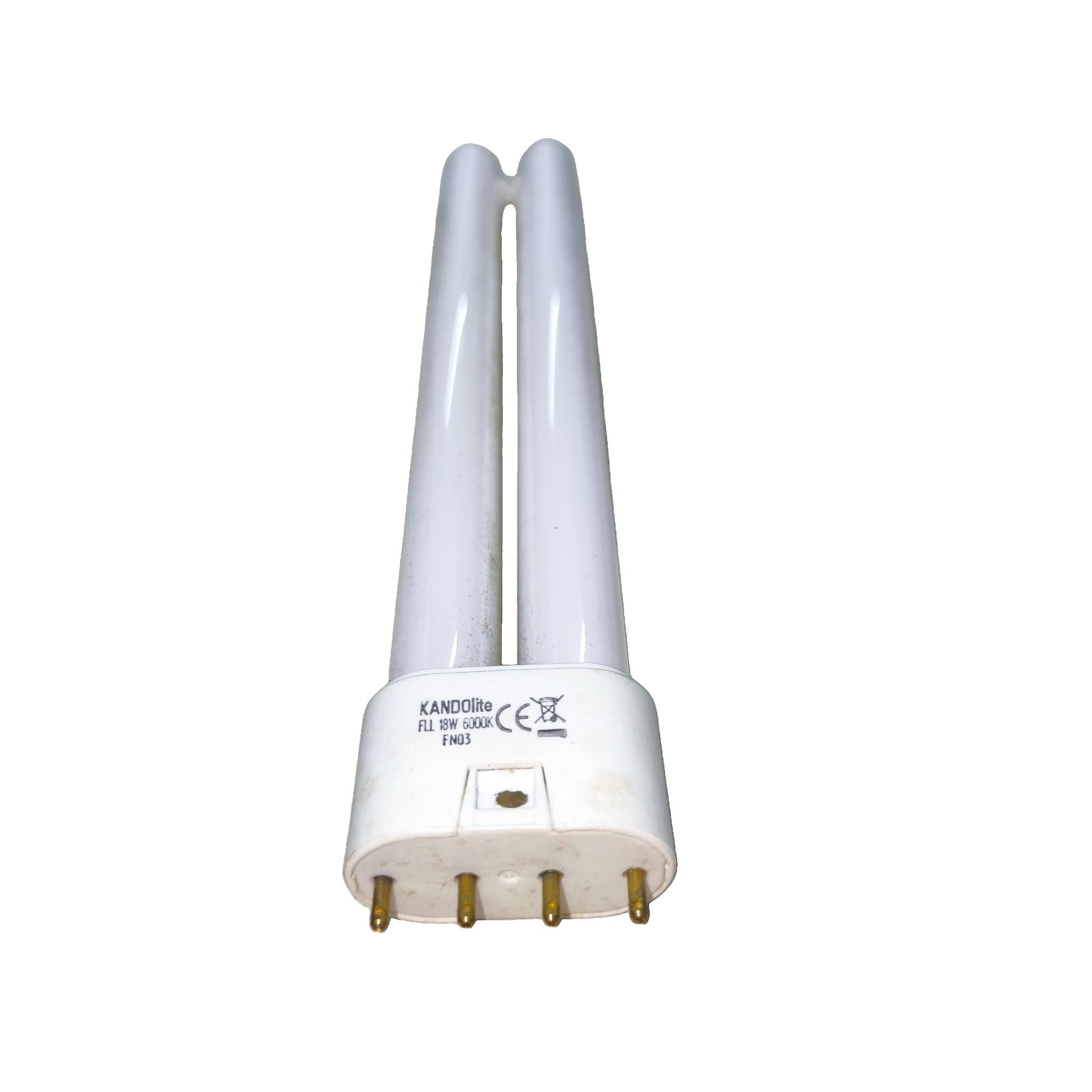 Kandolite 18W PLL Daylight 6500K compact fluorescent bulb with four-pin base for bright daylight lighting