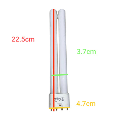Kandolite 18W PLL Daylight 6500K compact fluorescent bulb with pin base and white tubular design