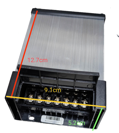 Grippes Power Supply 12V 200W designed for efficient lighting installations and accessories