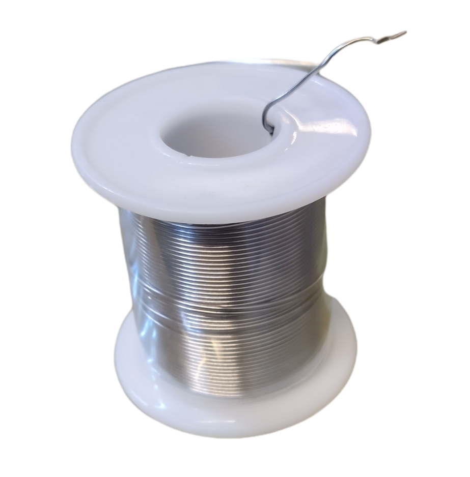 Pre cut soldering lead wire on a spool for efficient electrical connections and soldering projects