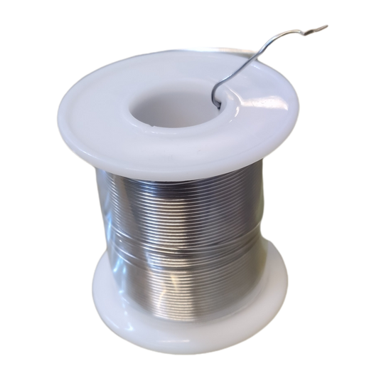 Pre cut soldering lead wire on a spool for efficient electrical connections and soldering projects