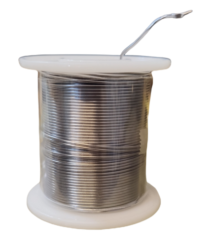 Pre cut soldering lead wire on a spool for precise electrical connections and easy handling