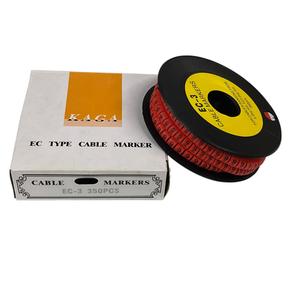 Grippes (9) Cable Marker Red 5.0mm to 7.2mm 350pcs