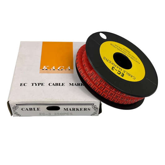 Grippes (H) Cable Marker Red 5.0mm to 7.2mm 350pcs