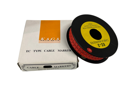 Grippes (U) Cable Marker Red 5.0mm to 7.2mm 350pcs