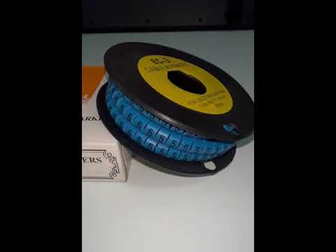 Grippes (5) Cable Marker 5.0mm to 7.2mm (350pcs) Blue