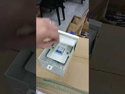 Chint 63A 2P 4.5KAIC 220V Miniature Circuit Breaker with Nema 3r Enclosure Outdoor EB2PC634.5KA