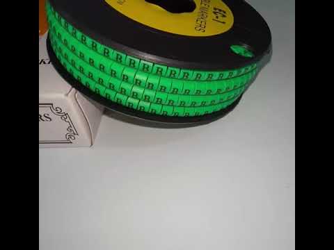Cable "B" Marker EC-1 Green 2.6mm to 4.2mm 1000pcs 1 Roll    EC-1G(B)