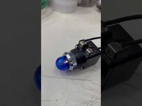 Auspicious 25mm Pilot Lamp Transformer Type, Pilot Light 110V BLUE 25mm
