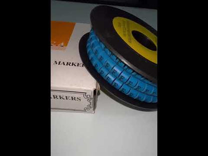 Grippes (F) Cable Marker 5.0mm to 7.2mm (350pcs) Blue