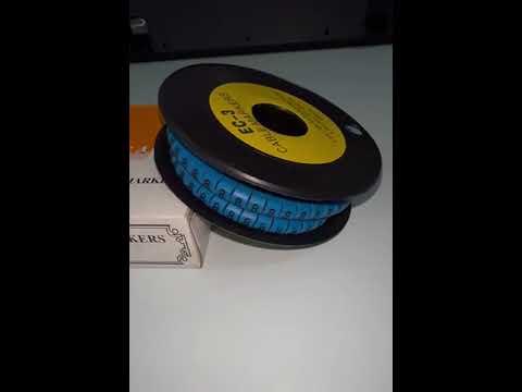 Grippes (8) Cable Marker 5.0mm to 7.2mm (350pcs) Blue