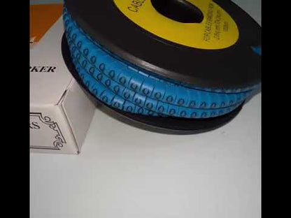 Cable (Q) Marker 2.6mm to 4.2mm 1000pcs Blue EC-1B