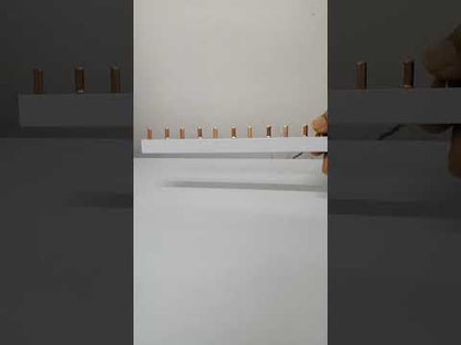 HIMEL Bus Bar 2 Pole 2P  for 2 Pole Miniature Breaker 2-Pole MCB (5 pcs) 10Pins - HBBT2P63A15P(10P)